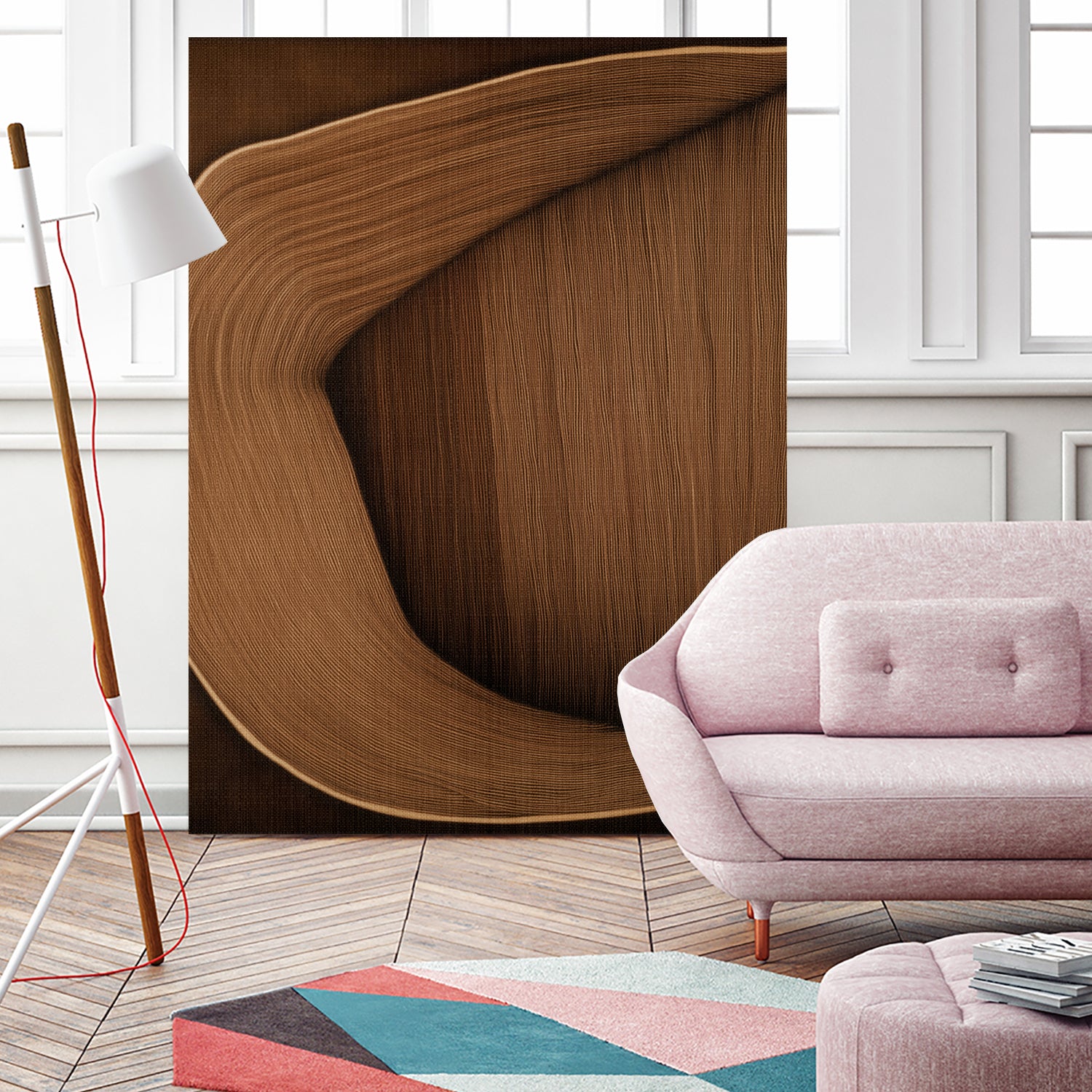 Caramel lines I by Alma on GIANT ART - 6223 photography