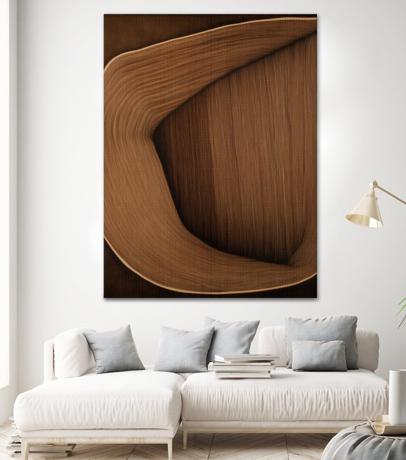 Caramel lines I by Alma on GIANT ART - 6223 photography