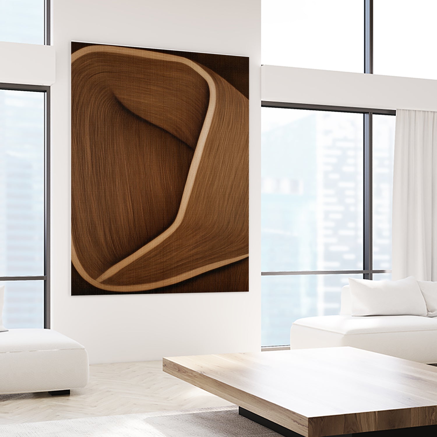 Caramel lines II by Alma on GIANT ART - 6223 photography