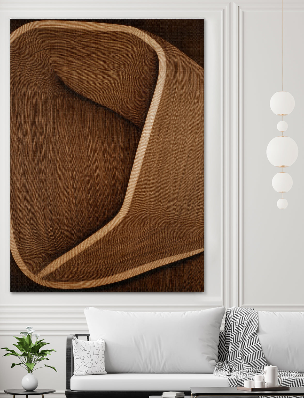 Caramel lines II by Alma on GIANT ART - 6223 photography