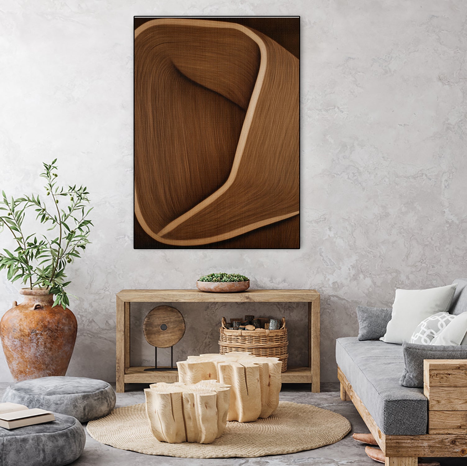 Caramel lines II by Alma on GIANT ART - 6223 photography