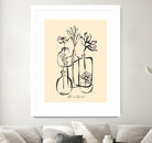 Pots And Flowers by Ralu S on GIANT ART - flowers and plants botanical line art