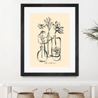 Pots And Flowers by Ralu S on GIANT ART - flowers and plants botanical line art