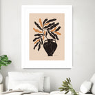 Gentle Life In A Broken Vase by Ralu S on GIANT ART - flowers and plants mid-century modern art