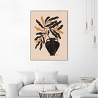 Gentle Life In A Broken Vase by Ralu S on GIANT ART - flowers and plants mid-century modern art