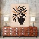 Gentle Life In A Broken Vase by Ralu S on GIANT ART - flowers and plants mid-century modern art