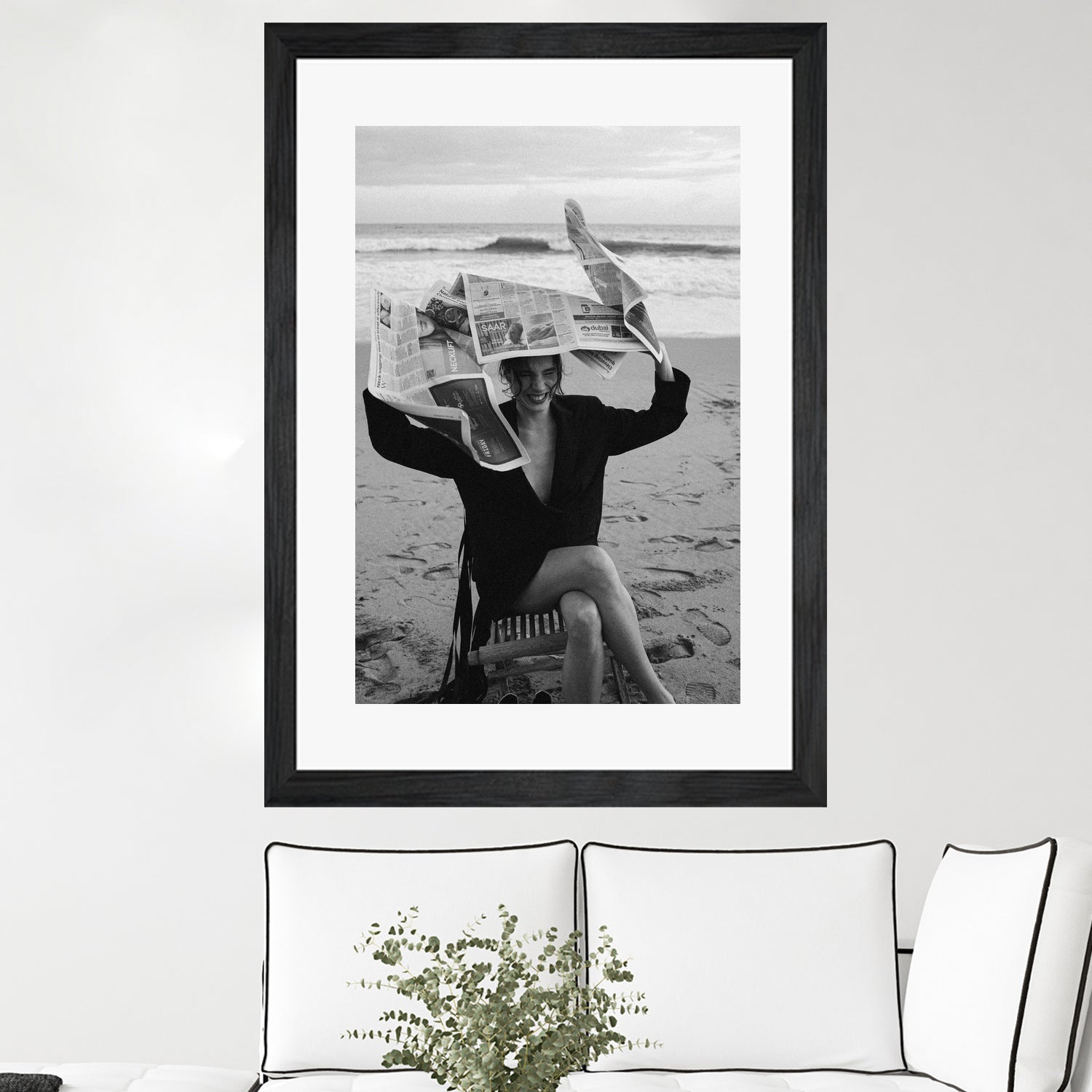 ALEX by Samuel Sleziak on GIANT ART - woman black and white woman