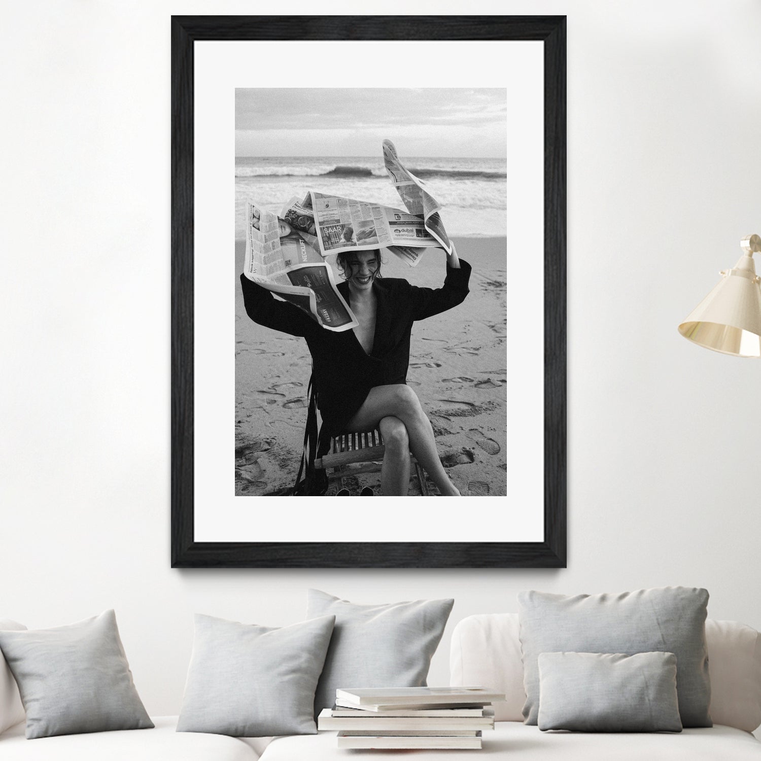 ALEX by Samuel Sleziak on GIANT ART - woman black and white woman