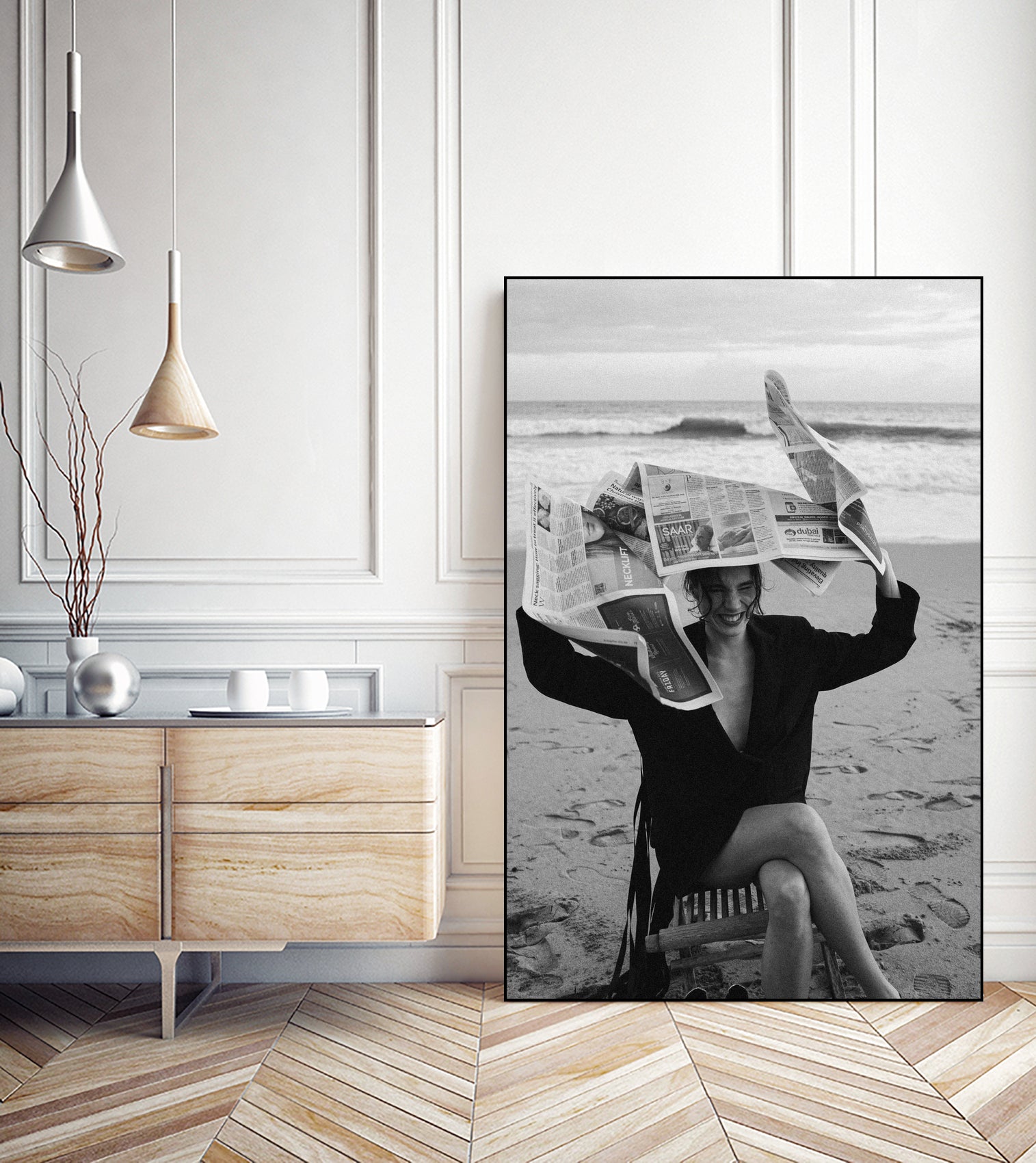 ALEX by Samuel Sleziak on GIANT ART - woman black and white woman