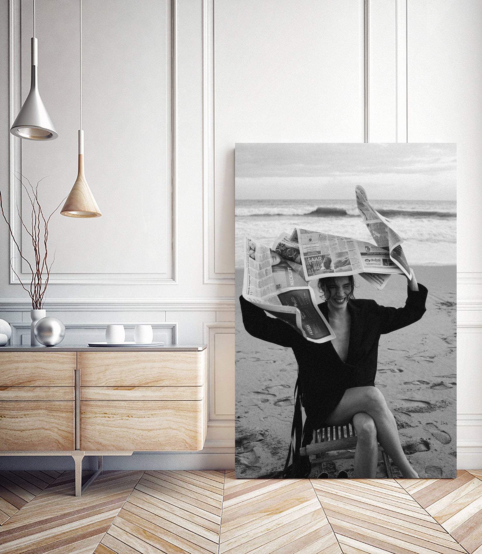 ALEX by Samuel Sleziak on GIANT ART - woman black and white woman