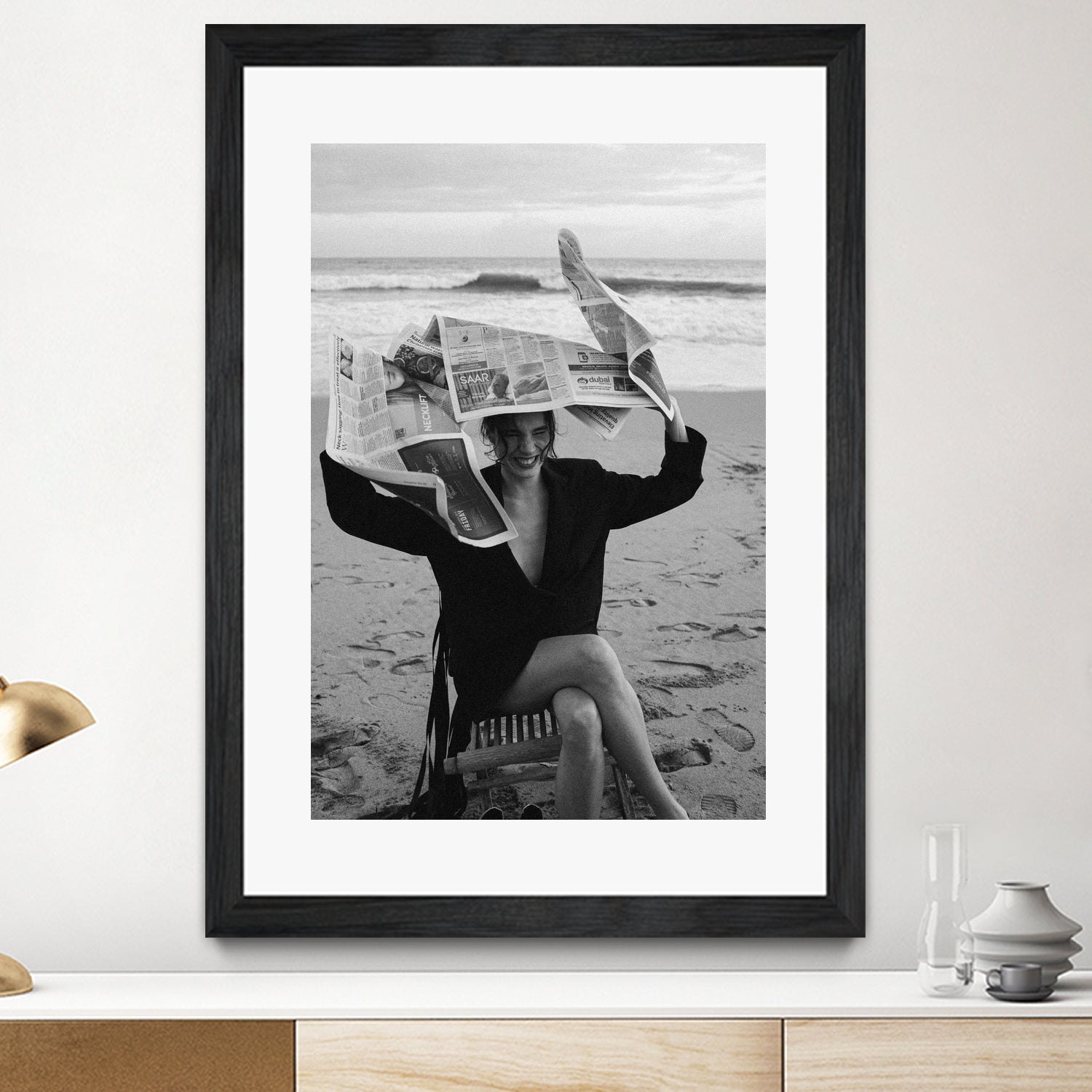 ALEX by Samuel Sleziak on GIANT ART - woman black and white woman