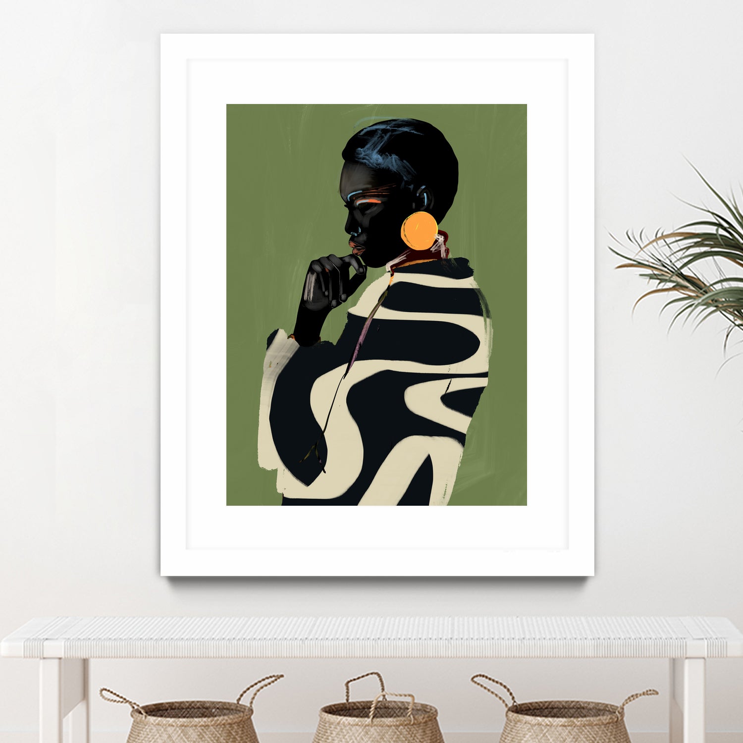 Bold Contemplation by ThingDesign on GIANT ART - illustration modern art