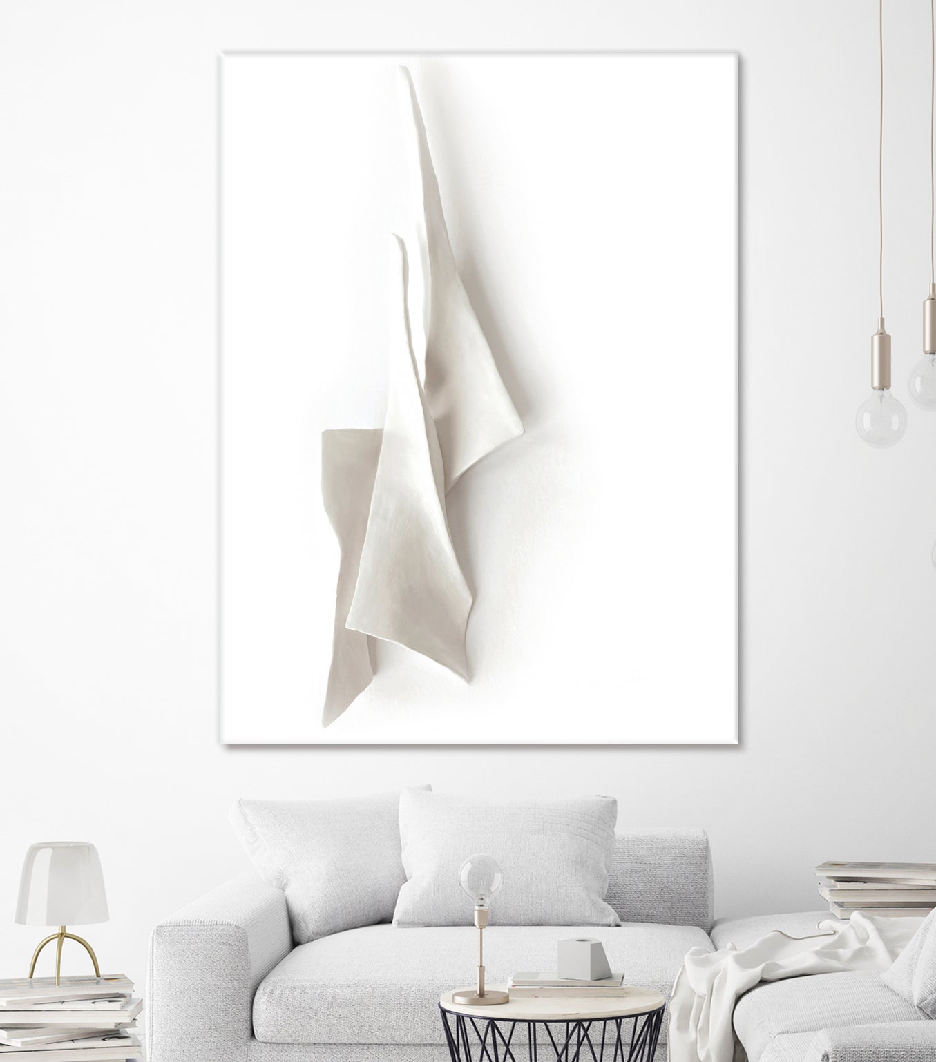 White Elegance by Jenja Braun on GIANT ART - flowers and plants minimalist-art
