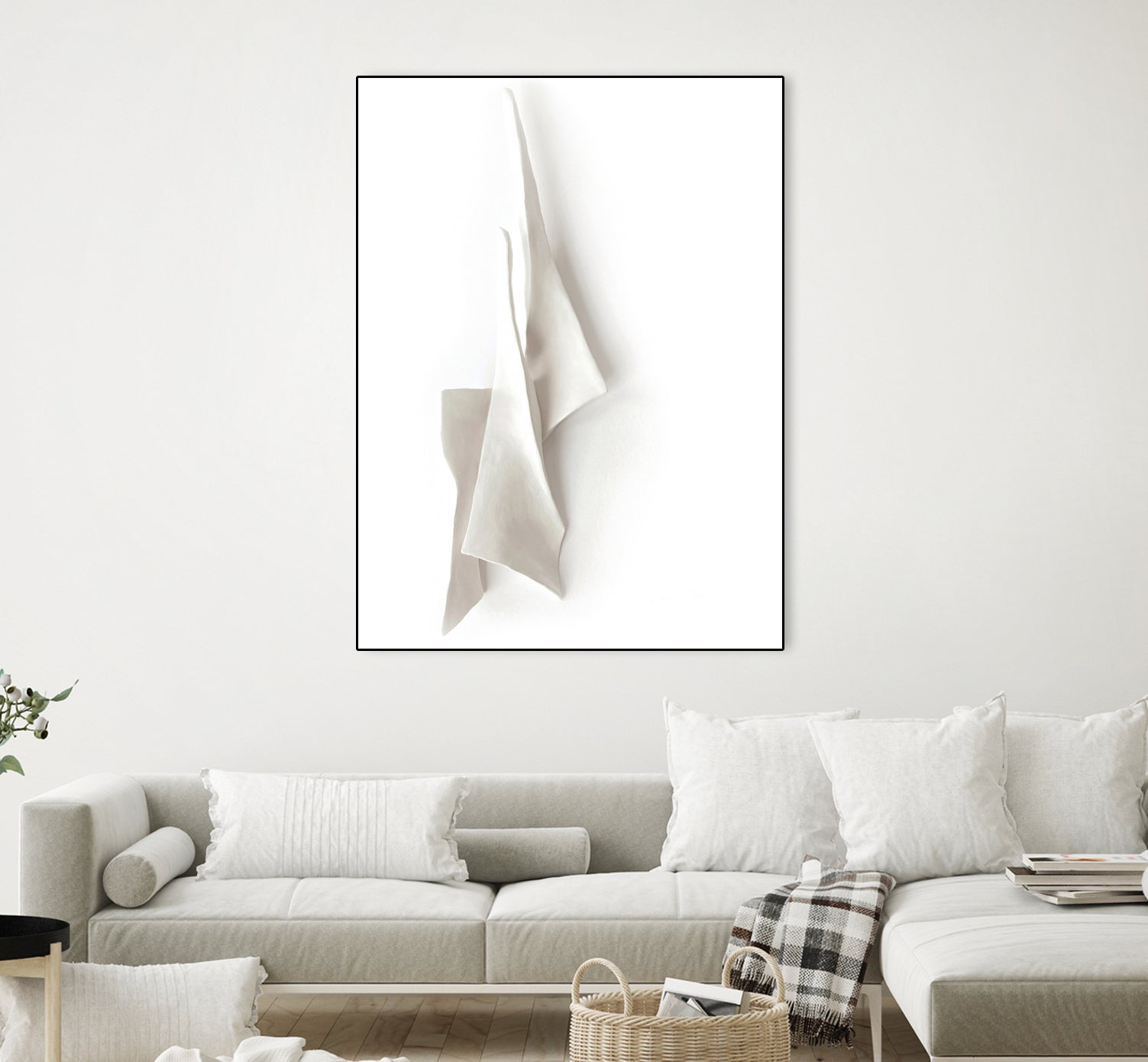 White Elegance by Jenja Braun on GIANT ART - flowers and plants minimalist-art