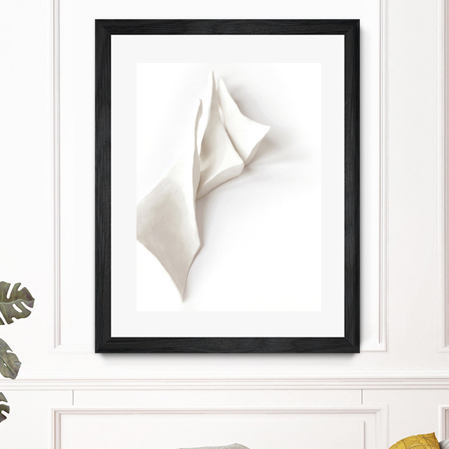 Folded Whispers by Jenja Braun on GIANT ART - flowers and plants minimalist decor