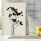 Modern Plant by THE MIUUS STUDIO on GIANT ART -  black
