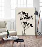 Modern Plant by THE MIUUS STUDIO on GIANT ART -  black