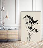 Modern Plant by THE MIUUS STUDIO on GIANT ART -  black