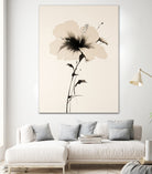 Hibiscus In Beige by Andreas Magnusson on GIANT ART -  hibiscus
