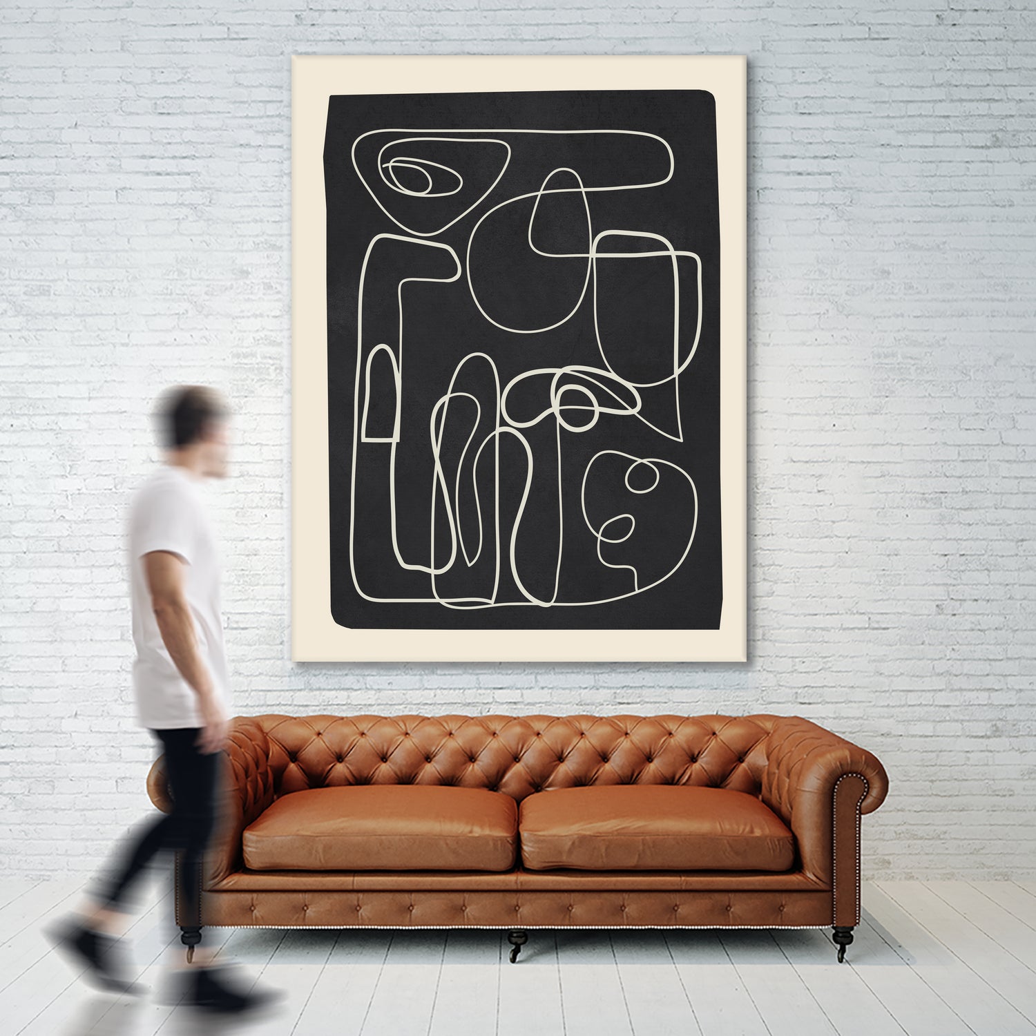Flowing Lines Maze by City Art on GIANT ART - abstract abstract art print