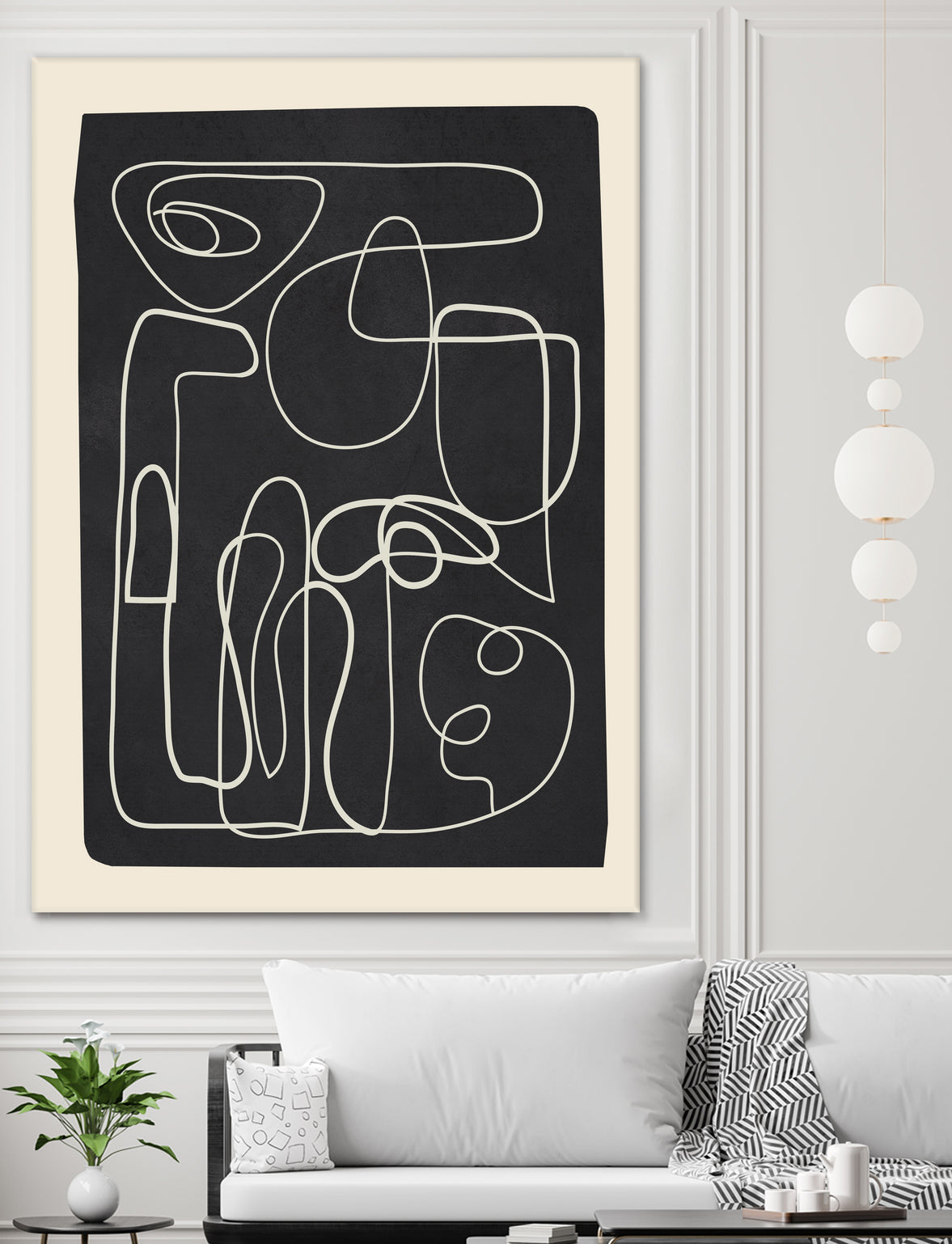 Flowing Lines Maze by City Art on GIANT ART - abstract abstract art print