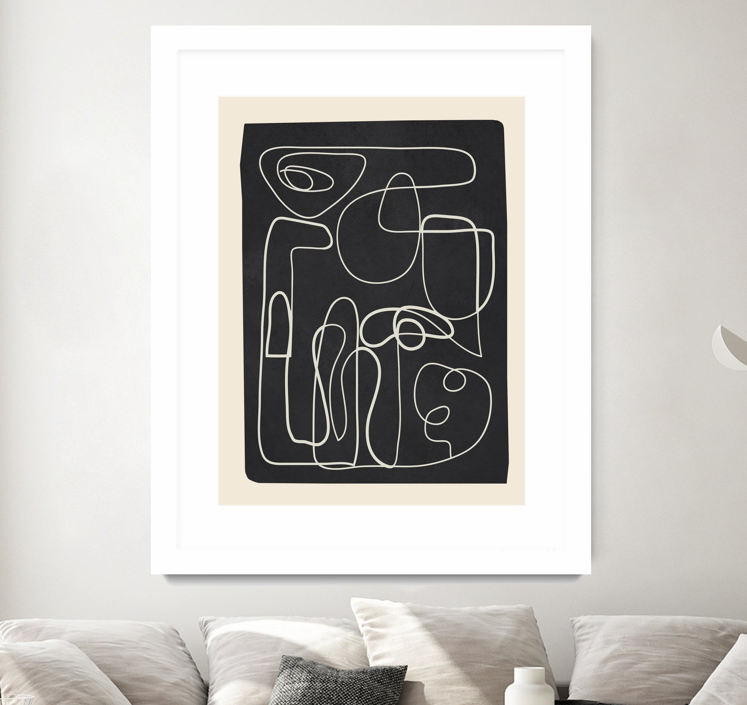 Flowing Lines Maze by City Art on GIANT ART - abstract abstract art print