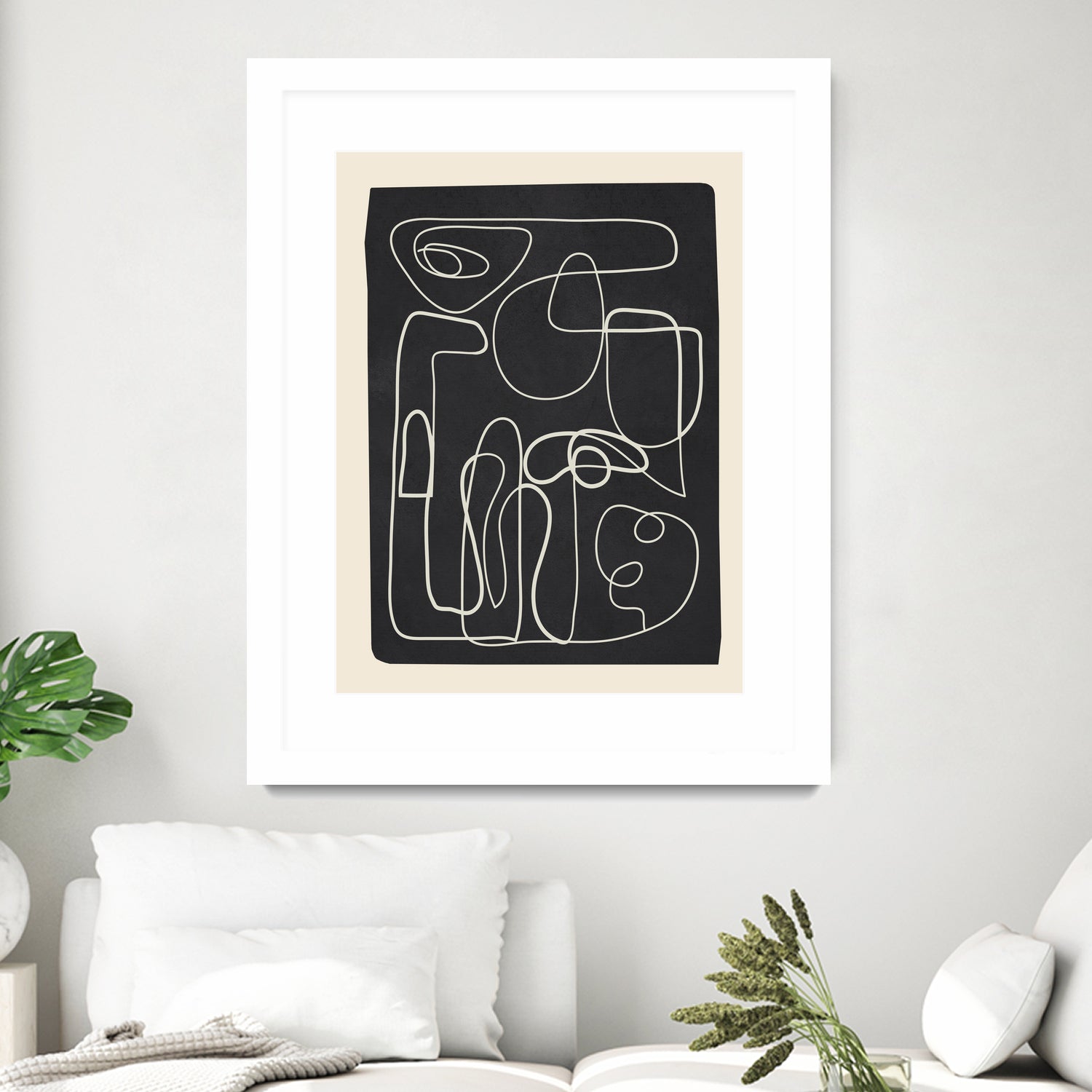 Flowing Lines Maze by City Art on GIANT ART - abstract abstract art print