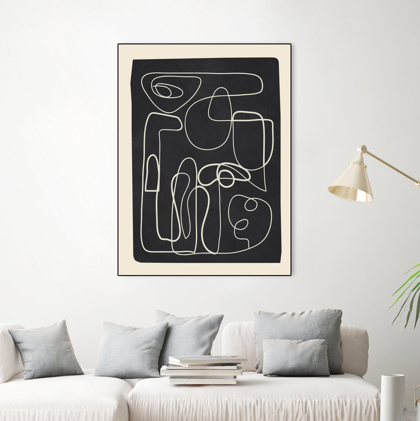 Flowing Lines Maze by City Art on GIANT ART - abstract abstract art print