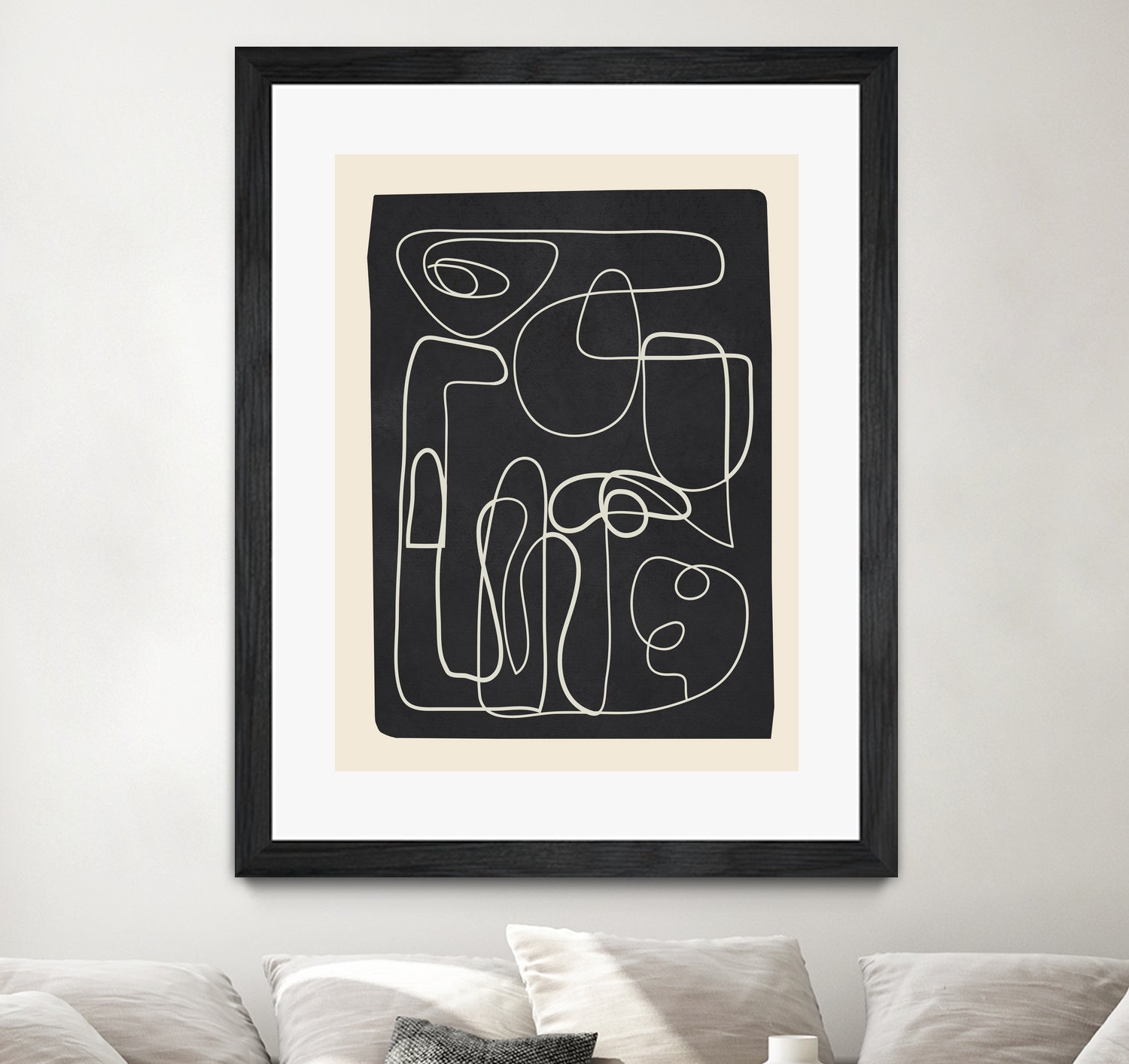 Flowing Lines Maze by City Art on GIANT ART - abstract abstract art print