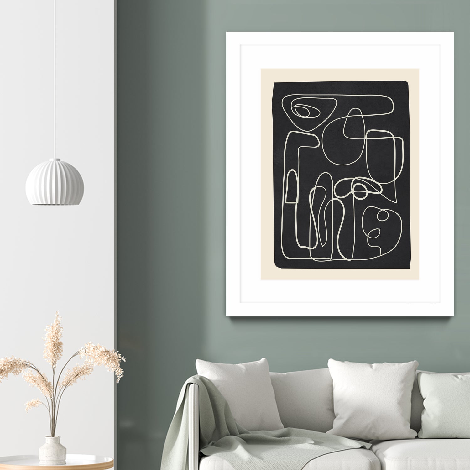 Flowing Lines Maze by City Art on GIANT ART - abstract abstract art print