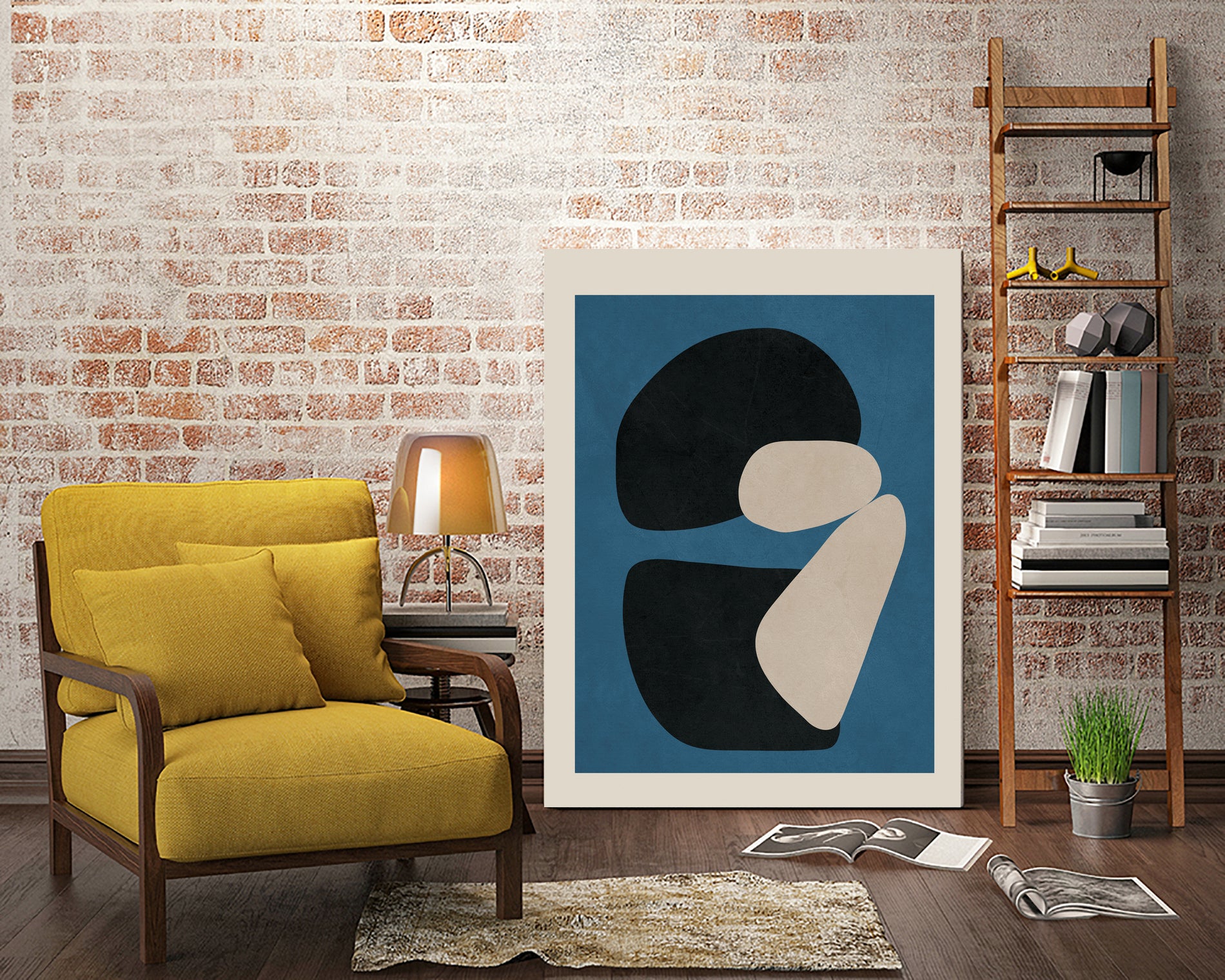 Contrasting Shapes by City Art on GIANT ART - abstract abstract art