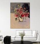 Bouquet With Beige Vase by Janel Bragg on GIANT ART - illustrations botanical illustrations