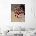 Bouquet With Beige Vase by Janel Bragg on GIANT ART - illustrations botanical illustrations