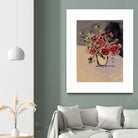Bouquet With Beige Vase by Janel Bragg on GIANT ART - illustrations botanical illustrations
