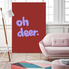 Oh Deer 1 by Studio Memb on GIANT ART - word art love