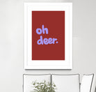 Oh Deer 1 by Studio Memb on GIANT ART - word art love