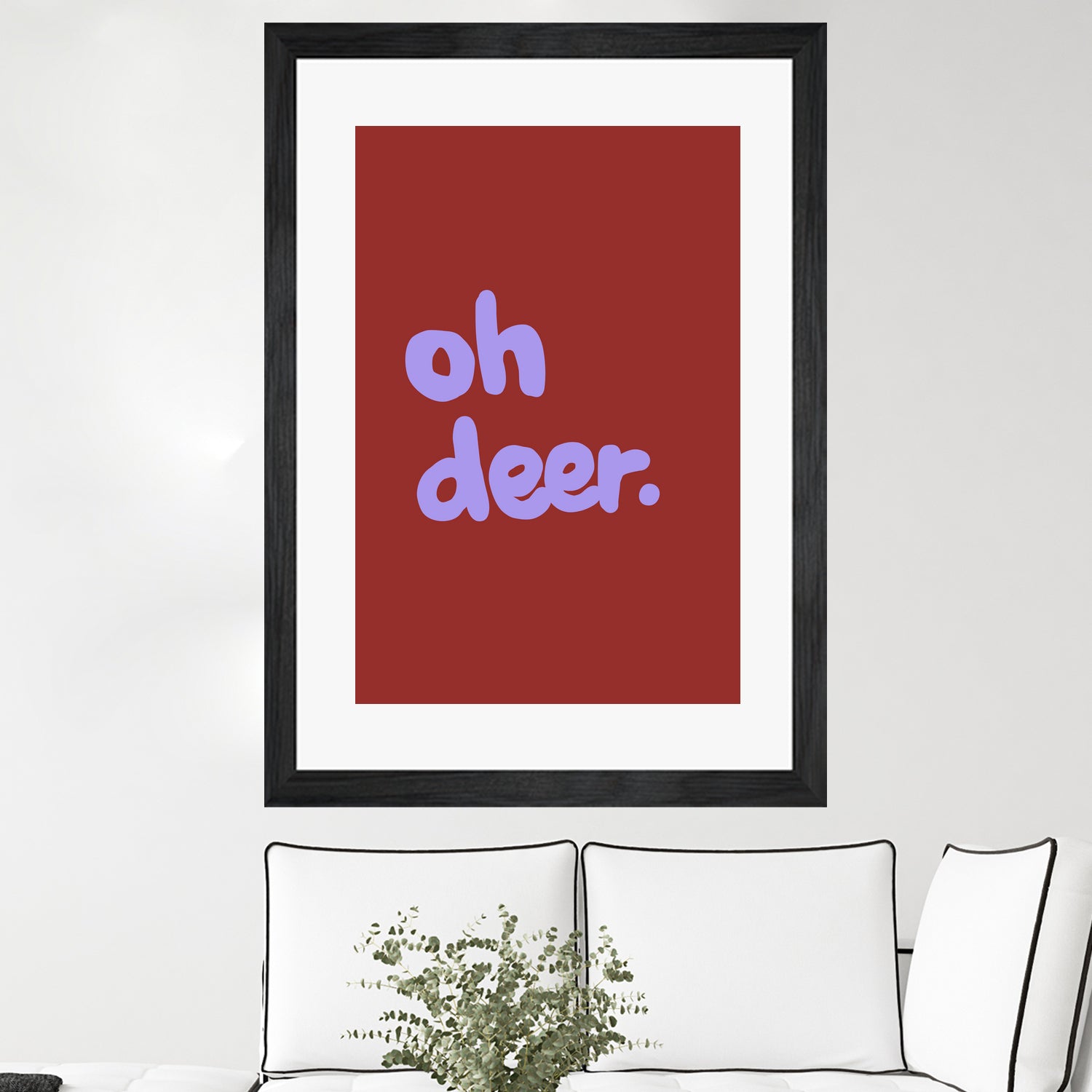Oh Deer 1 by Studio Memb on GIANT ART - word art love