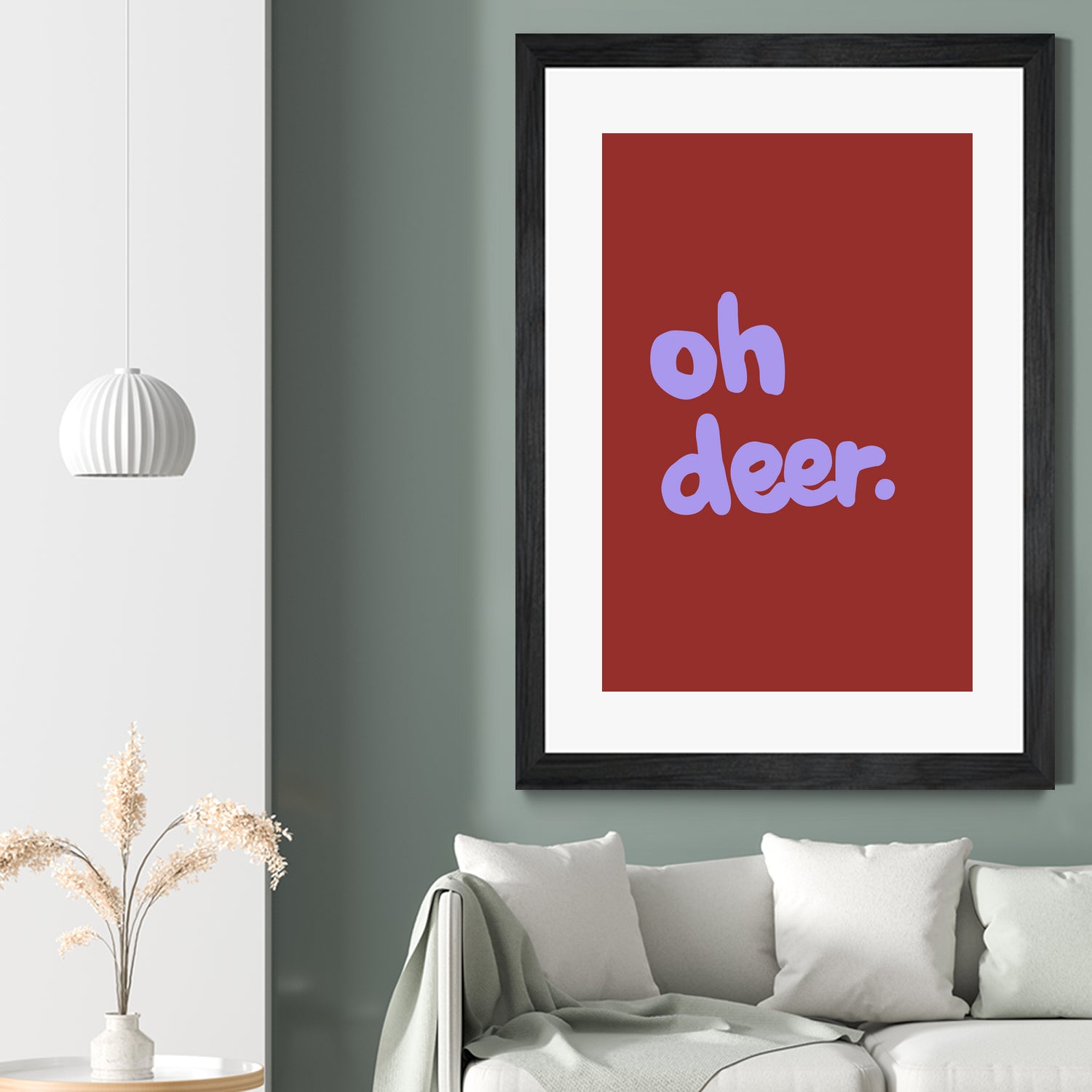 Oh Deer 1 by Studio Memb on GIANT ART - word art love