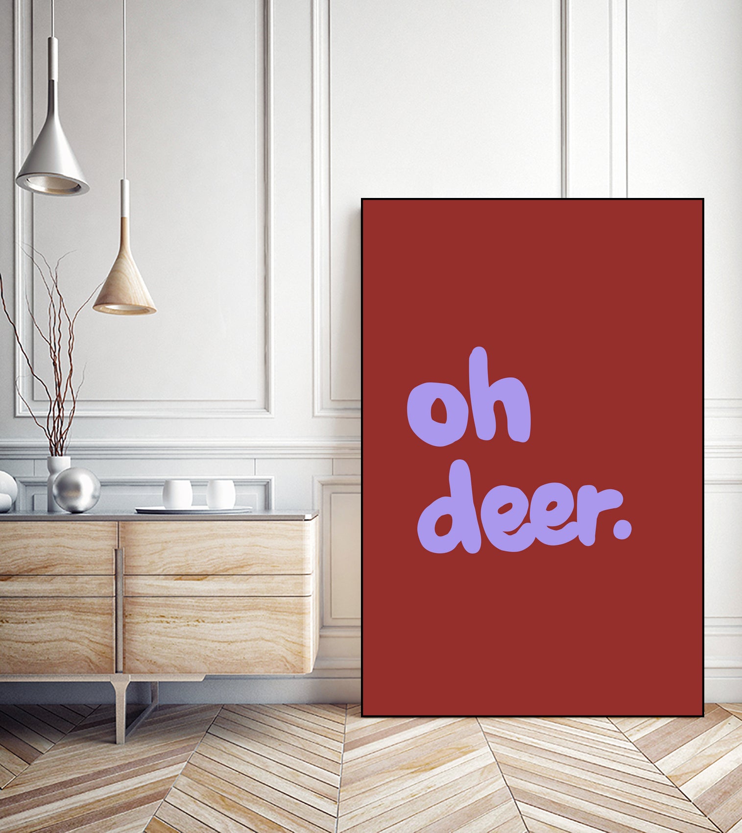 Oh Deer 1 by Studio Memb on GIANT ART - word art love
