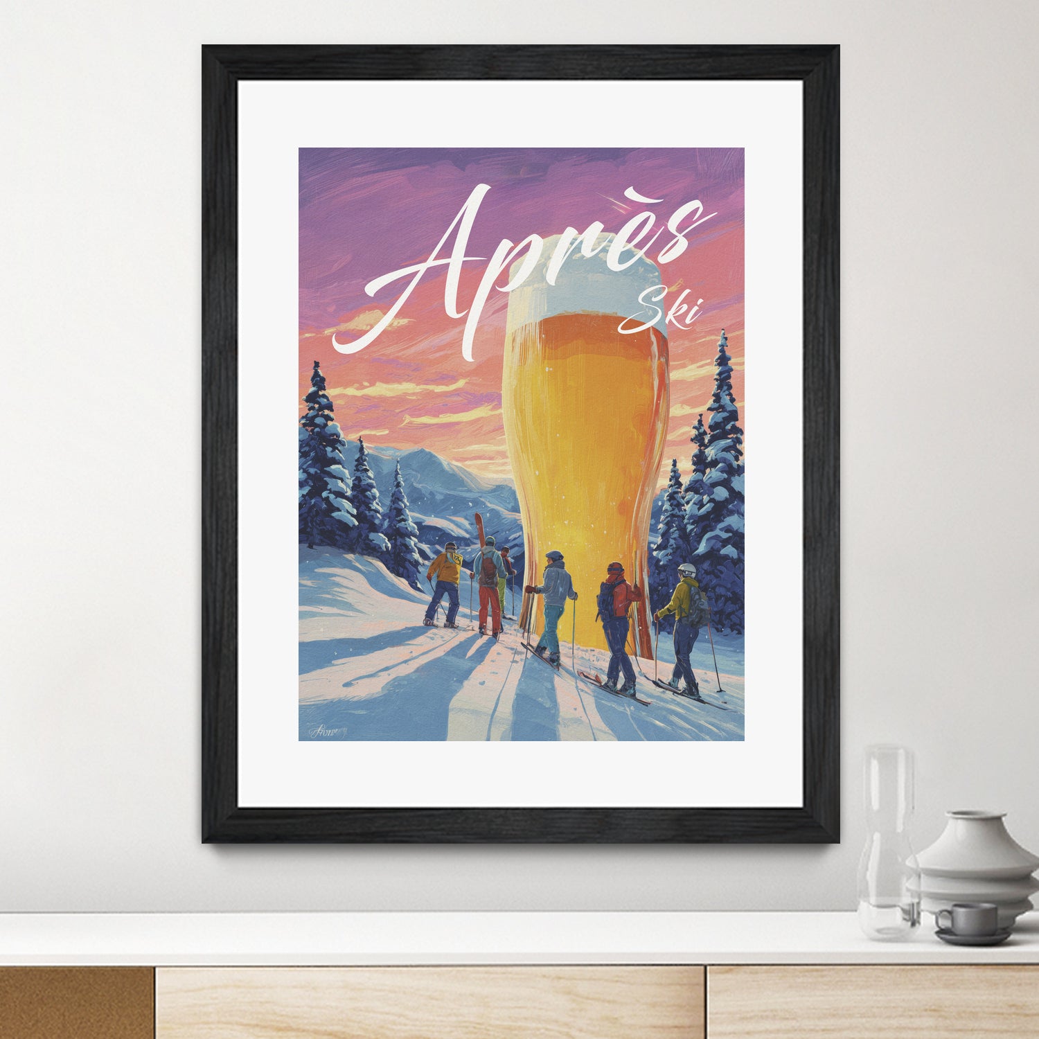 Apres Ski by Andreas Magnusson on GIANT ART - food and drinks ski