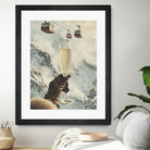 Bubbly Skiing by Andreas Magnusson on GIANT ART - figurative champagne