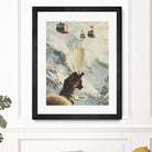 Bubbly Skiing by Andreas Magnusson on GIANT ART - figurative champagne