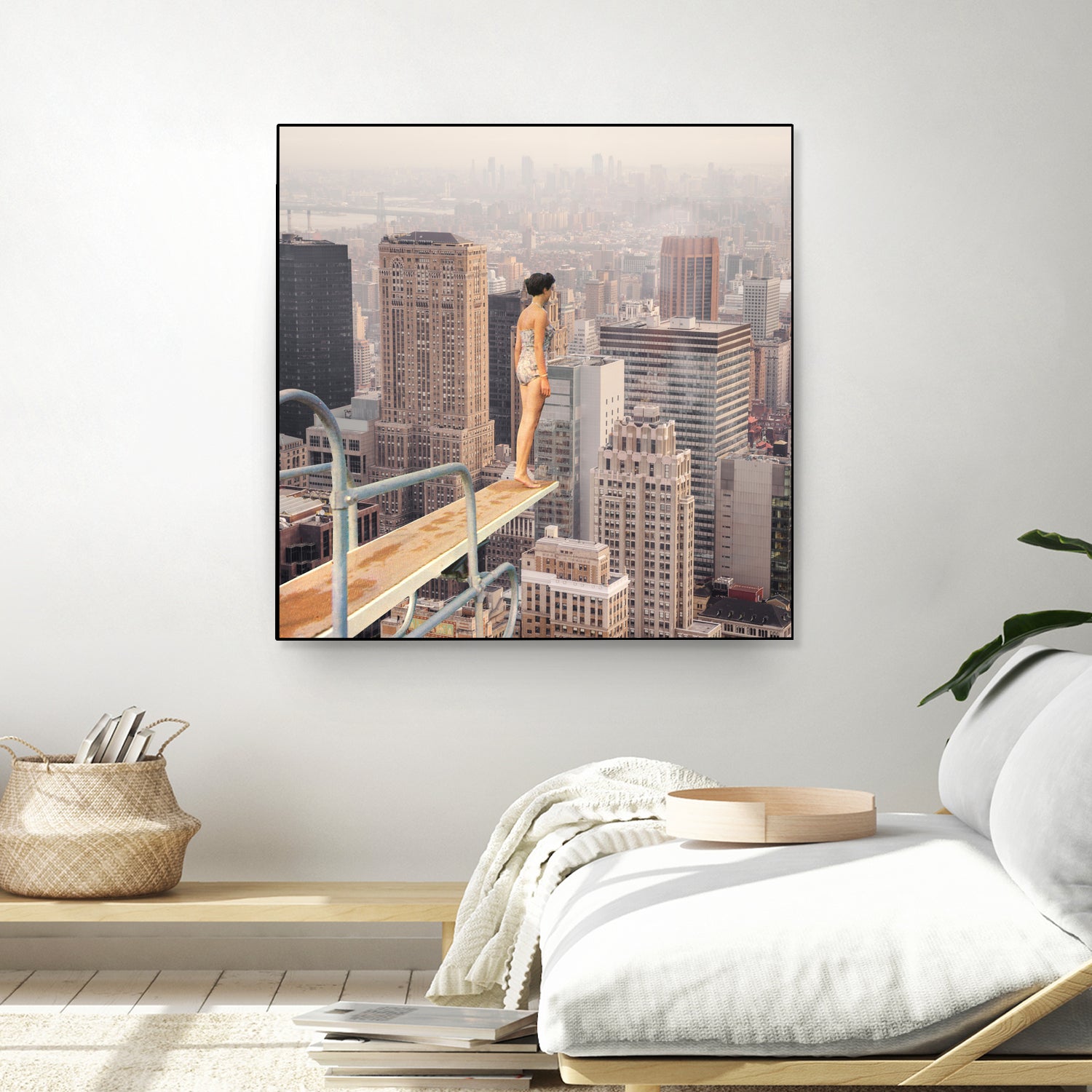 Risky Swimming by Marja van den on GIANT ART - illustration surreal