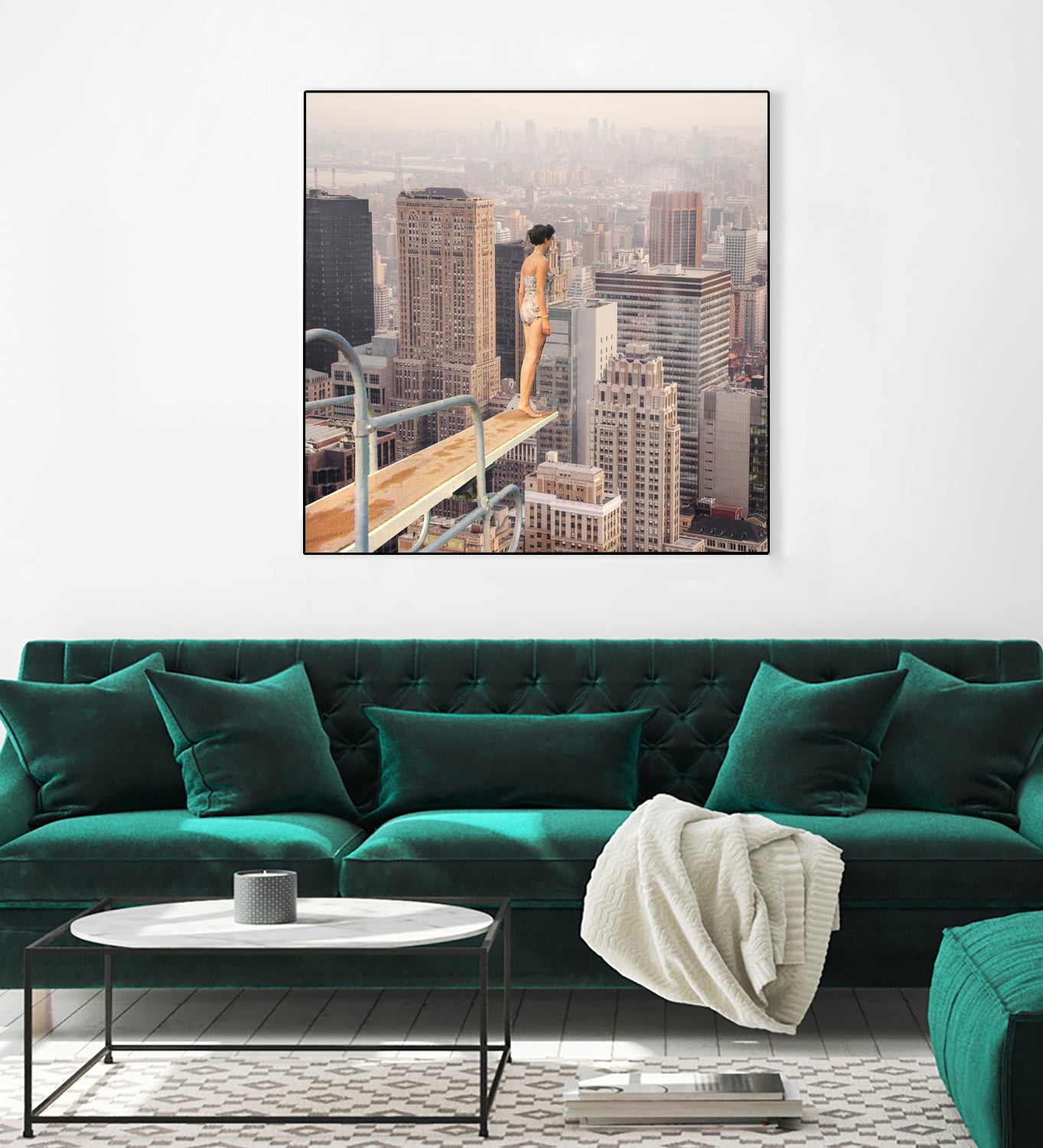 Risky Swimming by Marja van den on GIANT ART - illustration surreal