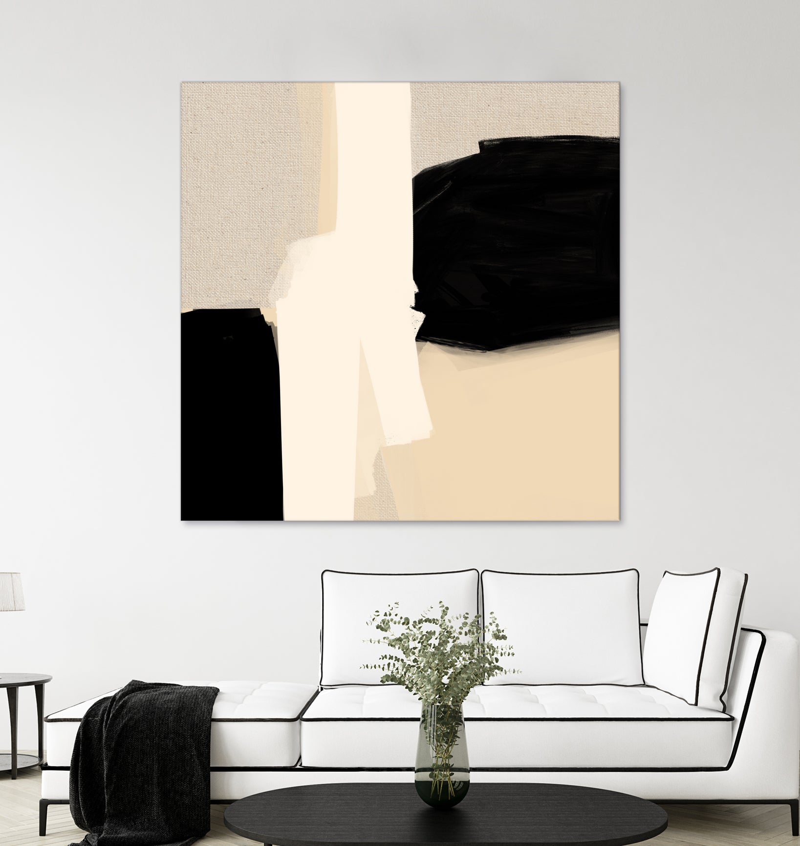 Opposites Attract 5 by Simona Gocan on GIANT ART - illustration neutral tones