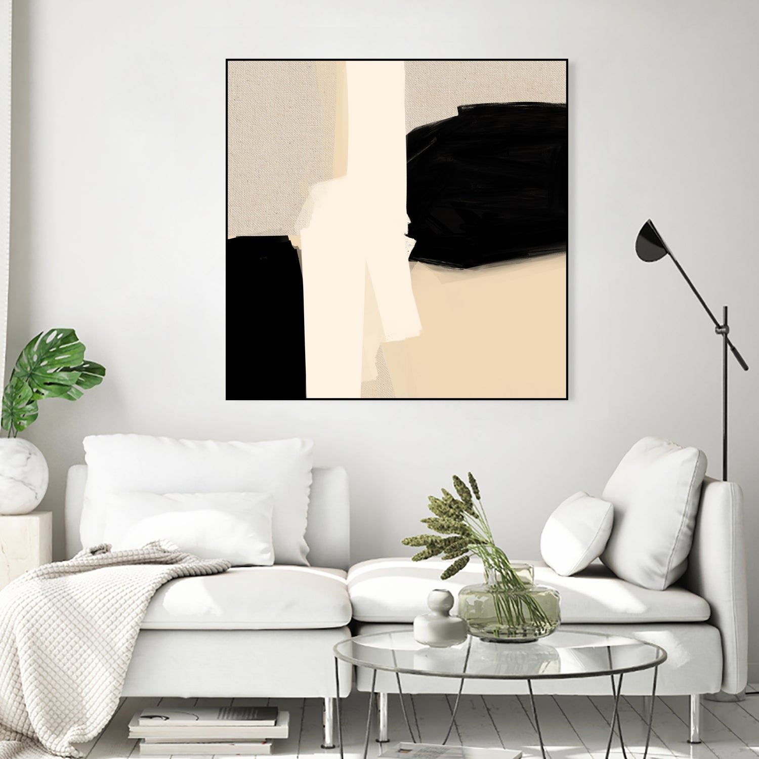 Opposites Attract 5 by Simona Gocan on GIANT ART - illustration neutral tones