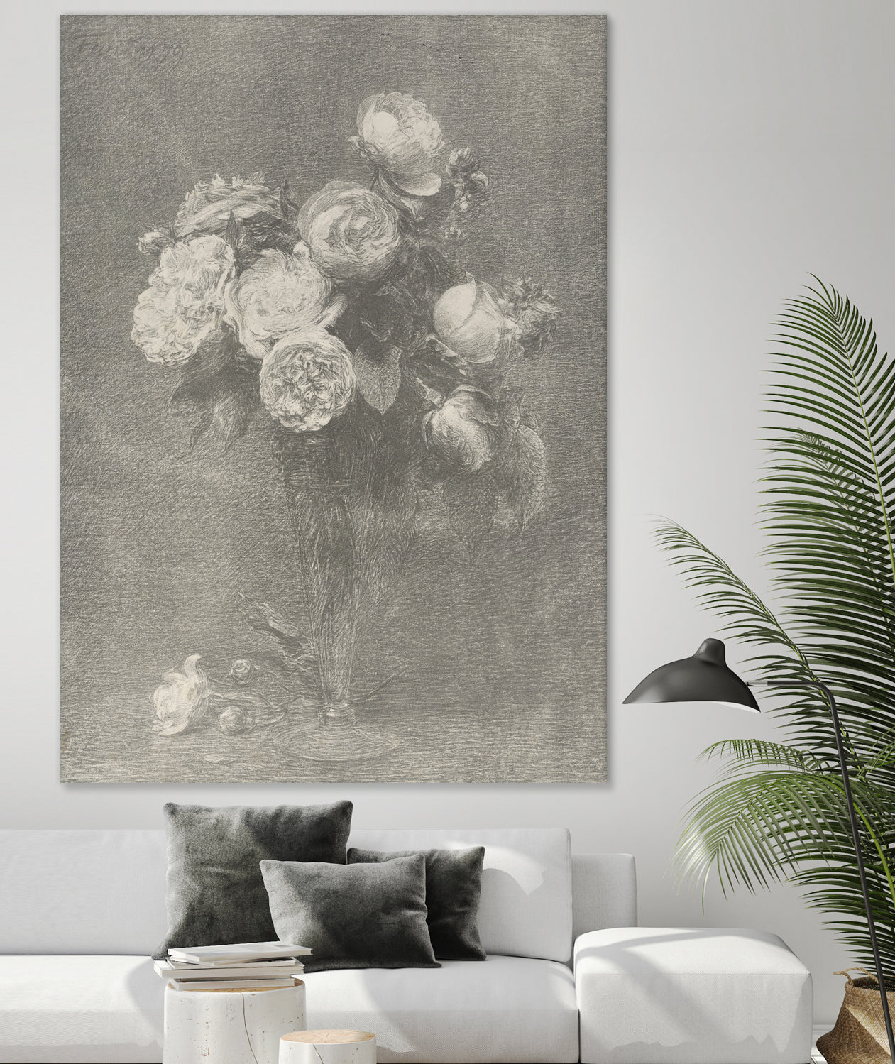 Bouquet of Roses by Henri Fantin Latour on GIANT ART -  henri fantin latour