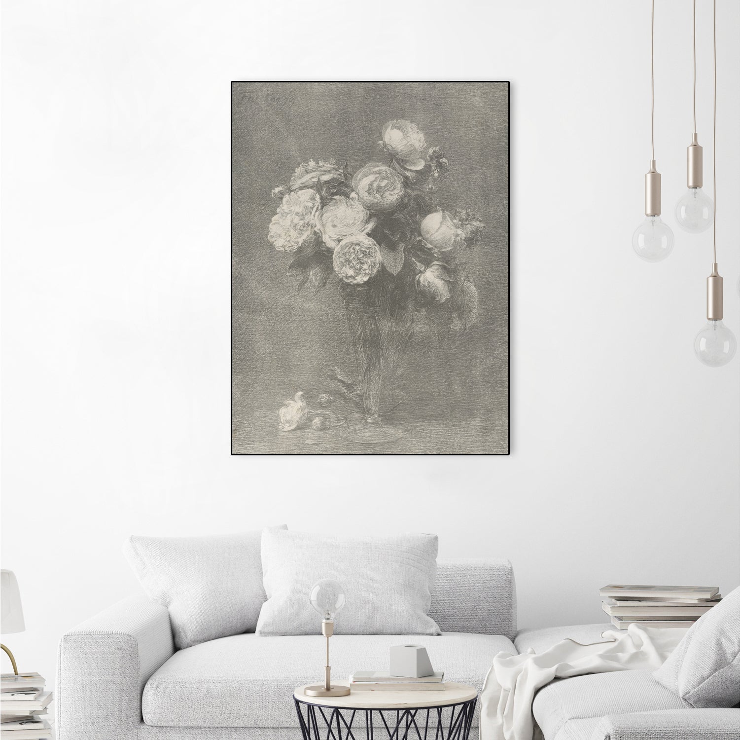 Bouquet of Roses by Henri Fantin Latour on GIANT ART -  henri fantin latour