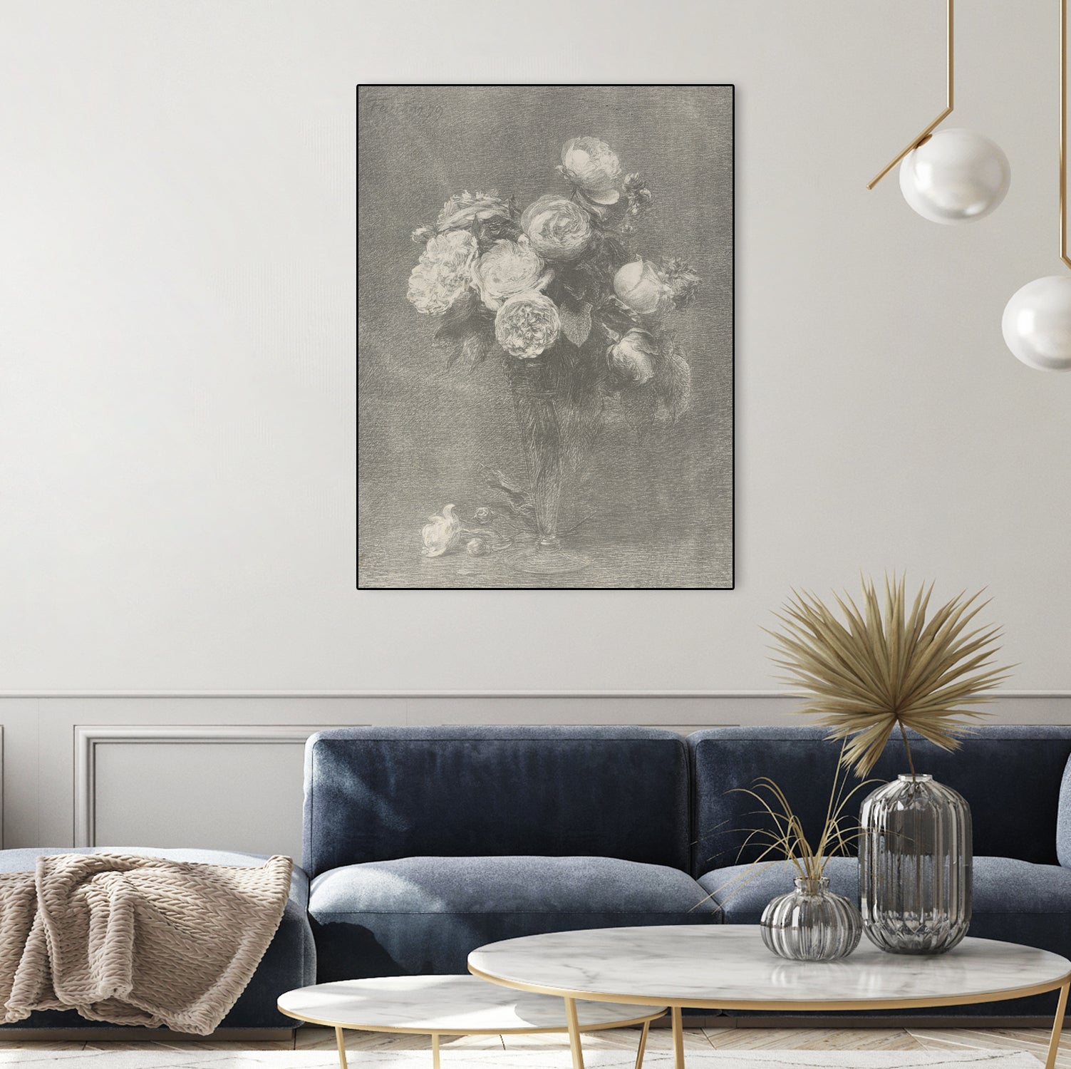 Bouquet of Roses by Henri Fantin Latour on GIANT ART -  henri fantin latour