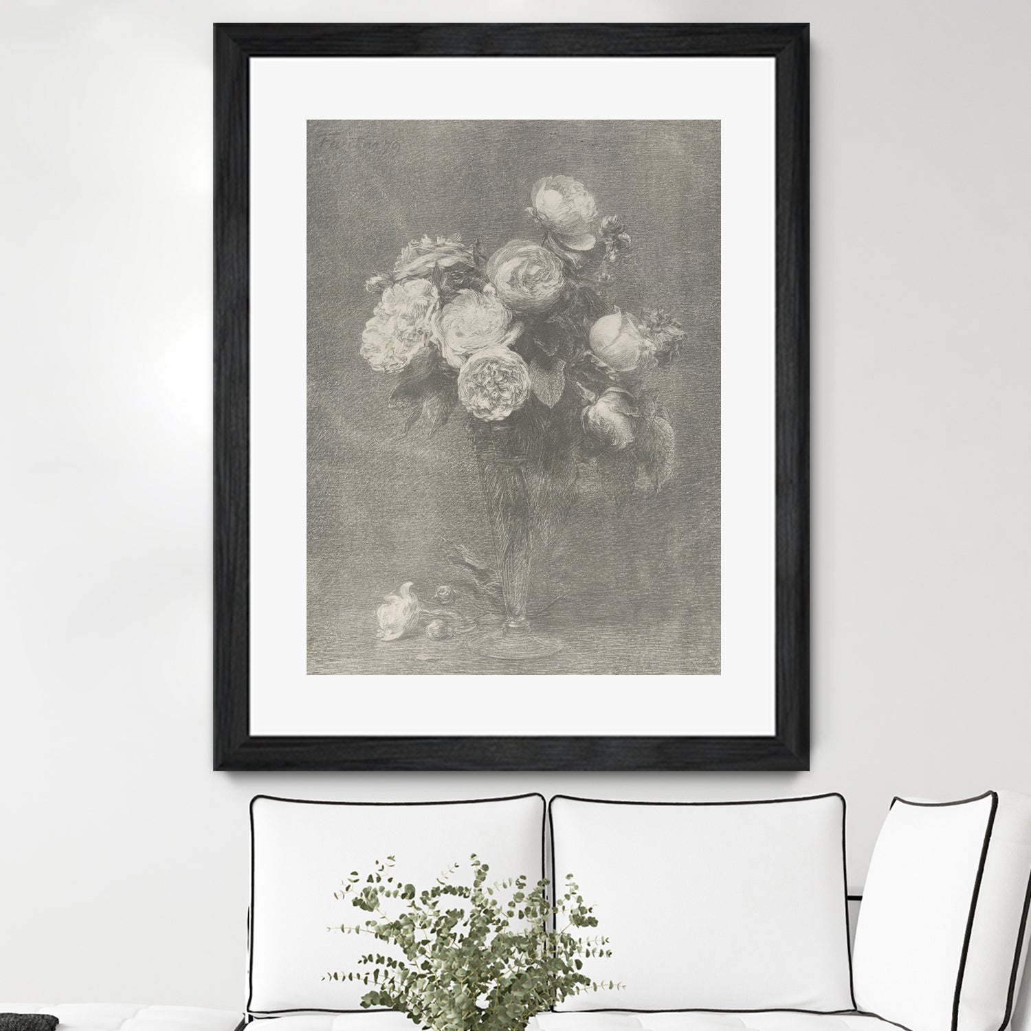 Bouquet of Roses by Henri Fantin Latour on GIANT ART -  henri fantin latour